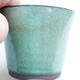 Ceramic bonsai bowl 8 x 8 x 7 cm, color green - 2/3