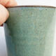 Ceramic bonsai bowl 8 x 8 x 7.5 cm, color green - 2/3