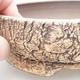 Ceramic bonsai bowl 19,5 x 19,5 x 5,5 cm, gray color - 2/3