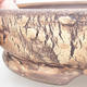 Ceramic bonsai bowl 20,5 x 20,5 x 6 cm, gray color - 2/3