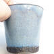 Ceramic bonsai bowl 8 x 8 x 8 cm, color blue - 2/3