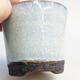 Ceramic bonsai bowl 8 x 8 x 7 cm, color blue - 2/3