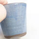 Ceramic bonsai bowl 7.5 x 7.5 x 7 cm, color blue - 2/3