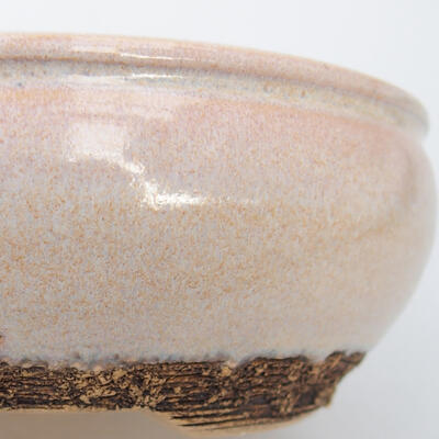Ceramic bonsai bowl 15 x 15 x 5.5 cm, color pink - 2