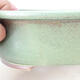 Ceramic bonsai bowl 25 x 21.5 x 8 cm, color green-brown - 2/3