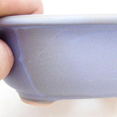 Ceramic bonsai bowl 15.5 x 12 x 6 cm, color purple - 2