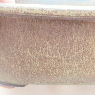 Ceramic bonsai bowl 23 x 20 x 7 cm, color gray - 2
