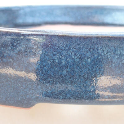 Ceramic bonsai bowl 17 x 14 x 4 cm, color blue - 2