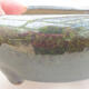 Ceramic bonsai bowl 10.5 x 10.5 x 4 cm, color green - 2/3