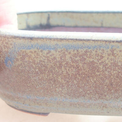Ceramic bonsai bowl 12.5 x 9 x 3.5 cm, color blue-gray - 2