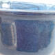 Ceramic bonsai bowl 13 x 11 x 5.5 cm, color blue - 2/3