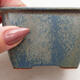 Ceramic bonsai bowl 8 x 8 x 5.5 cm, color blue-brown - 2/3