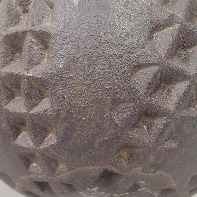 Ceramic shell 8.5 x 8 x 5 cm, color brown - 2