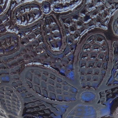 Ceramic Shell 8 x 8 x 5 cm, color blue-black - 2