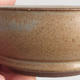 Ceramic bonsai bowl 10 x 10 x 4 cm, brown color - 2/3