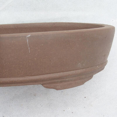 Bonsai bowl 31 x 20 x 7 cm, gray color - 2