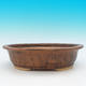 Bonsai ceramic bowl CEJ 49, dark brown - 2/3