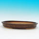 Bonsai ceramic bowl CEJ 4, dark brown - 2/3
