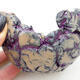 Ceramic shell 9 x 9 x 5.5 cm, color natural purple - 2/3
