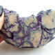Ceramic shell 9 x 9 x 4.5 cm, color natural purple - 2/3