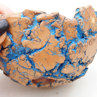 Ceramic Shell 9 x 8.5 x 7 cm, color natural blue - 2