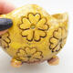 Ceramic shell 8.5 x 8.5 x 6.5 cm, color yellow - 2/3