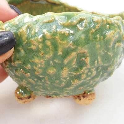 Ceramic Shell 8.5 x 8 x 7 cm, color green - 2