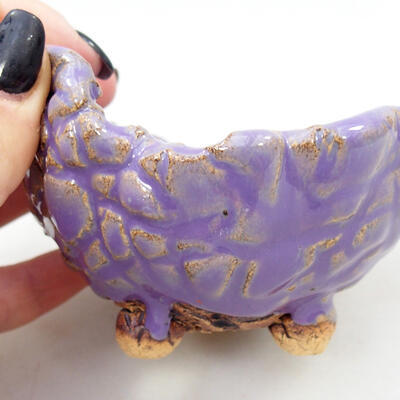 Ceramic Shell 9 x 9 x 6.5 cm, color purple - 2