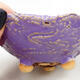 Ceramic shell 9.5 x 9 x 5 cm, color purple - 2/3