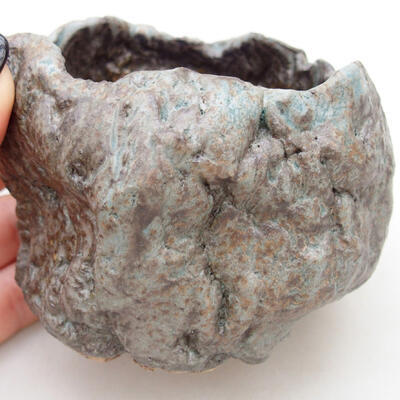 Ceramic shell 8.5 x 7.5 x 6 cm, color gray - 2
