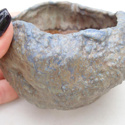Ceramic Shell 8.5 x 8 x 6 cm, color blue - 2