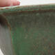 Ceramic bonsai bowl 11.5 x 10.5 x 7.5 cm, color green - 2/3