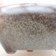 Ceramic bonsai bowl 10.5 x 10.5 x 4 cm, gray color - 2/3