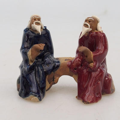 Ceramic figurine - two wise men - 2