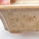 Ceramic bonsai bowl 12.5 x 10.5 x 4 cm, color brown - 2/3