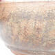 Ceramic bonsai bowl 16 x 16 x 6.5 cm, brown color - 2/3