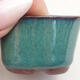 Ceramic bonsai bowl 4 x 3.5 x 3 cm, color green - 2/3