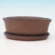 Bonsai bowl tray of water H05 +, brown - 2/3