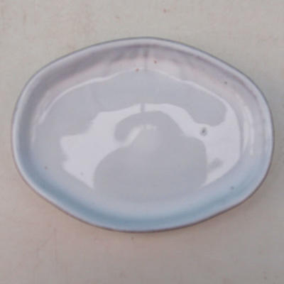 Bonsai water tray H 05 - 10 x 7,5 x 1 cm, white - 10 x 7.5 x 1 cm - 2