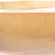 Ceramic bonsai bowl 23 x 17.5 x 5 cm, brown color - 2/3