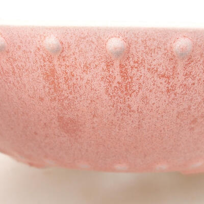 Ceramic bonsai bowl 17 x 17 x 4.5 cm, color pink - 2