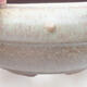 Ceramic bonsai bowl 16 x 16 x 6.5 cm, color brown-green - 2/3