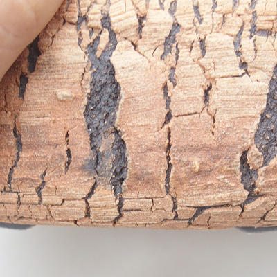 Ceramic bonsai bowl 26.5 x 26.5 x 6.5 cm, cracked color - 2