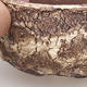 Ceramic bonsai bowl 8.5 x 8.5 x 4 cm, color cracked - 2/4