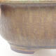 Ceramic bonsai bowl 14 x 11 x 5 cm, color brown-green - 2/3