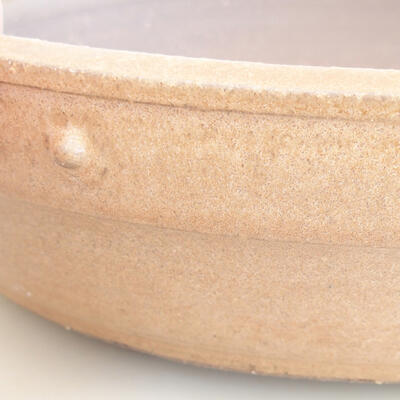 Ceramic bonsai bowl 33.5 x 33.5 x 8 cm, beige color - 2