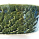 Ceramic bonsai bowl 12.5 x 12.5 x 6 cm, color green - 2/3
