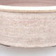 Ceramic bonsai bowl 20 x 20 x 6 cm, beige color - 2/3