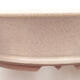 Ceramic bonsai bowl 20.5 x 20.5 x 5.5 cm, beige color - 2/3
