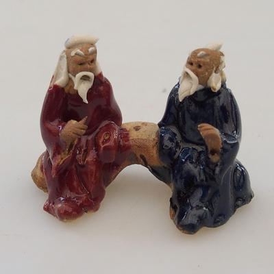 Ceramic figurine - pair of players - 2